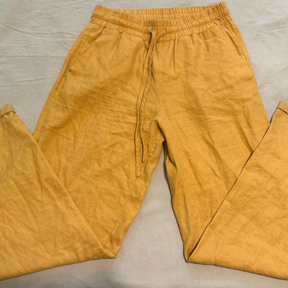 Forever 21 Golden Yellow Joggers